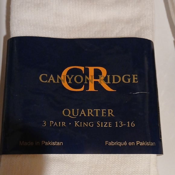 White Men's Casual Socks - Picture 2 of 3